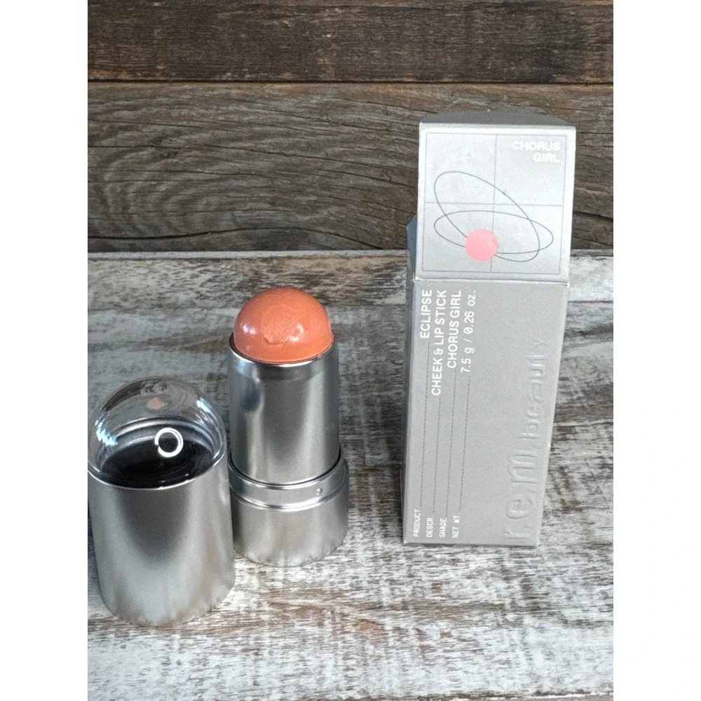 rem beauty Eclipse Cheek & Lip Stick Chorus Girl 7.5g NIB Lid Smudge MSRP $20